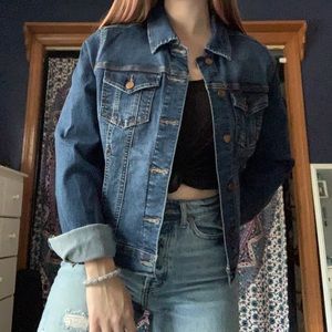 Oversized denim jacket